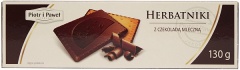 Herbatniki pokryte czekoladą mleczną Piotr i Paweł Piotr i Paweł