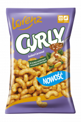 Chrupki Curly kukurydziane Słony Karmel 