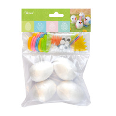 Zestaw dekoracji kreatywnych "kurczaki"