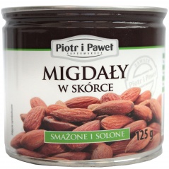 Migdały smażone solone ( puszka ) 