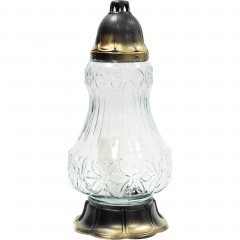 Znicz Amikus z272 szklany 38cm48h 