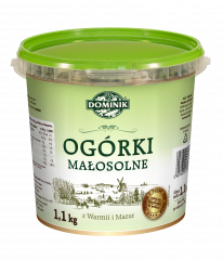 OGÓRKI MAŁOSOLNE POLSKA  500G DOMINIK