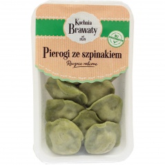 Pierogi ze szpinakiem chłodzone 300g kuchnia brawaty 