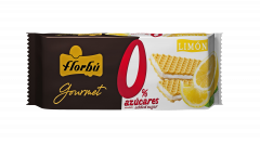 Wafle Florbu nadziewane bez cukru smak cytrynowy 