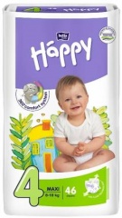 Pieluchy happy maxi "4" 46 szt 