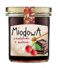 Czekolada miodowa z wiśnią 400g 