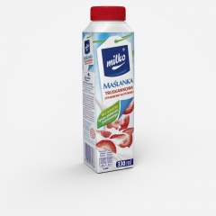 Maślanka milko truskawkowa 