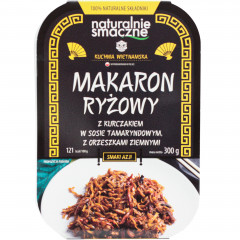 Danie " Naturalnie Smaczne " makaron ryżowy z kurcz.sos tamarynd. 