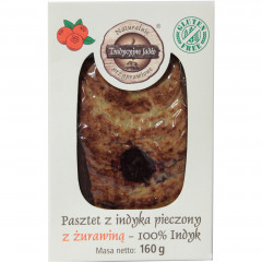 Pasztet z indyka pieczony z zurawina-100% indyk 