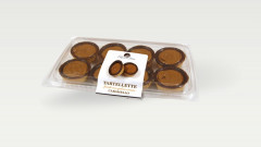 Ciastka Sapori Veri Tartaletki nadzienie karmelowe 