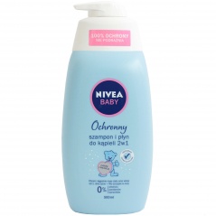 Nivea Baby Ochronny Szampon I Płyn DO Kąpieli 2W1 500 ml