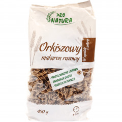 Makaron Pro Natura orkiszowy razowy świderek 