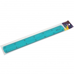 Linijka elastyczna 30 cm niebieska 