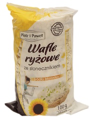 Wafle ryżowe ze słonecznikiem - Piotr i Paweł 