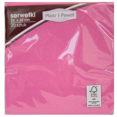 Serwetki lunch 33*33cm unicolor hortensia 20szt 