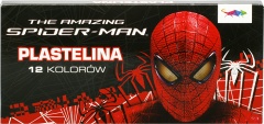 Plastelina 12 kolorów amazing spider man 
