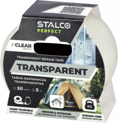 Taśma naprawcza Stalco perfect transparentna 50mm x 5m 