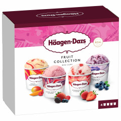 Lody Haagen-Dazs Fruit Collection 4x95ml 