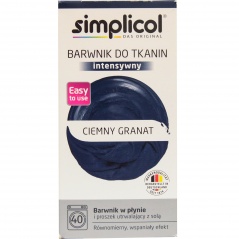 Barwnik do tkanin Simplicol ciemny granat 