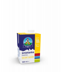 Śmietanka UHT 18% 500ml Łowicz