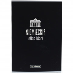 Zeszyt Herlitz przed. niemiecki A5 60k kratka z marginesem