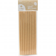 Słomki papierowe shake 8mm - Kraft Balloons (10 szt.) certyfikowane FSC