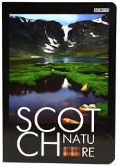 Brulion w miękkiej oprawie A5 80 w kratkę 