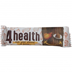 Baton orzech z migdałem i miodem 