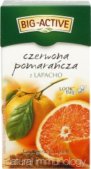 BIG ACTIVE HERBATA OWOCOWA CZERWONA POMARAŃCZA Z LAPACHO 20TB/44G