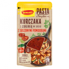 WINIARY  Kurczak z cukinią w sosie z suszonymi pomidorami 80 g
