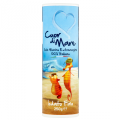 Sól morska cuor di mare 250g jodowana tuba 