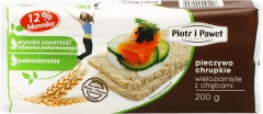 Pieczywo chrupkie wieloziarniste z otrębami - Piotr i Paweł 