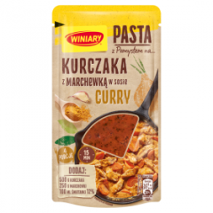 Pomysł na pasta kurczak marchewka sos curry 