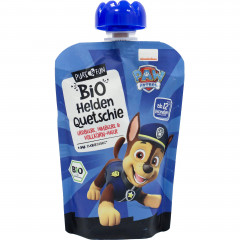 Przecier Paw Patrol bio jabłko-truskawka-banan blue saszetka 