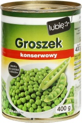Groszek konserwowy lubię:) 