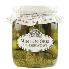 Ogórki Krokus mini konserwowe 