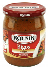 Bigos rolnik wiejski z kiełbasą 