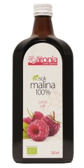 Sok 100 % z malin bio 