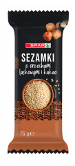 Sezamki Spar z orzechami laskowymi i kakao 