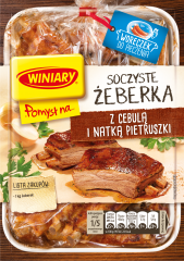 Winiary Pomysł na... Soczyste żeberka z cebulą i natką pietruszki 28 g