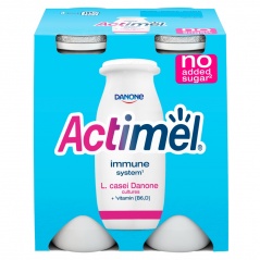 Mleko fermentowane actimel naturalny bez dodatku cukru 4*100g 