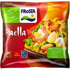 FRoSTA Paella Danie z owocami morza po hiszpańsku 500 g
