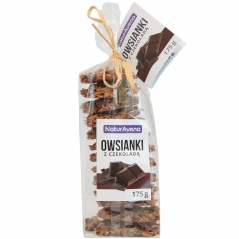 Ciastka owsianki z czekoladą. 