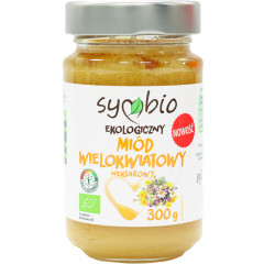 Miód symbio bio wielokwiatowy 300g 