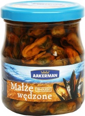 Aakerman małże wędzone w oleju 200g