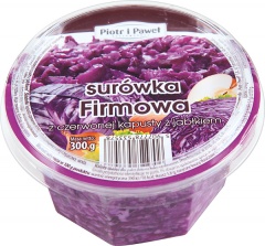 Surówka Piotr i Paweł Firmowa z czerwonej kapusty z jabłkiem 