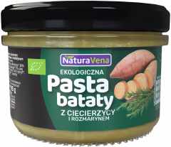 Pasta bataty ciecierzyca i rozmaryn bio 