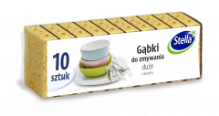 Gąbki stella do zmywania z miedzią 10 szt 
