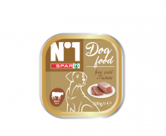 Karma dla psa Spar no1 z wołowiną 
