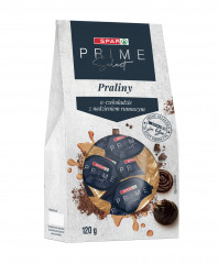 Praliny Spar prime select w czekoladzie nadzienie rumowe 120g 